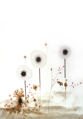Illustration, Sylvain Tesson, Aphorismes dans les herbes, Univers Poche